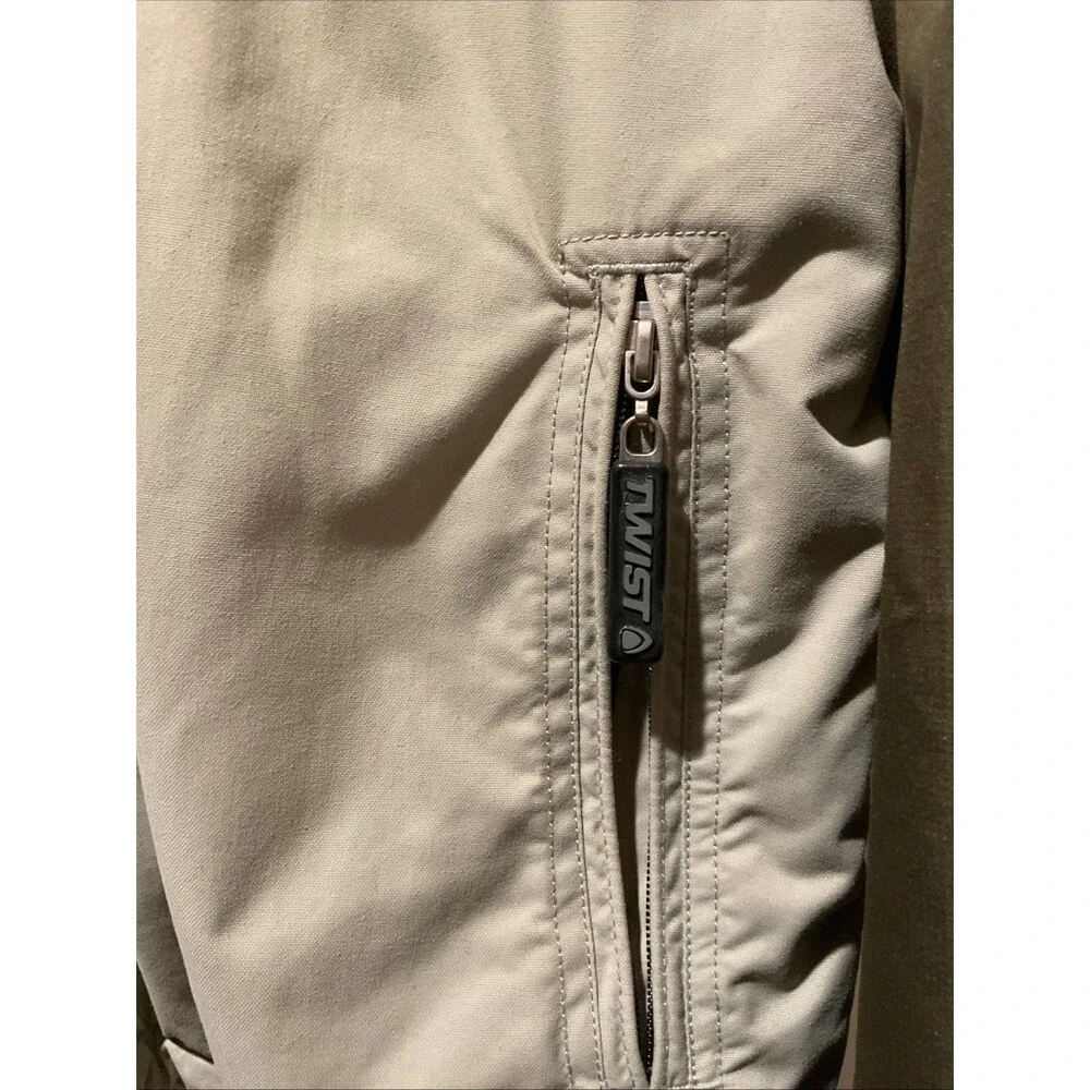 Twist Vintage 1990s-2000s Men Hooded Snowboarding Outerwear Jacket Zip Up